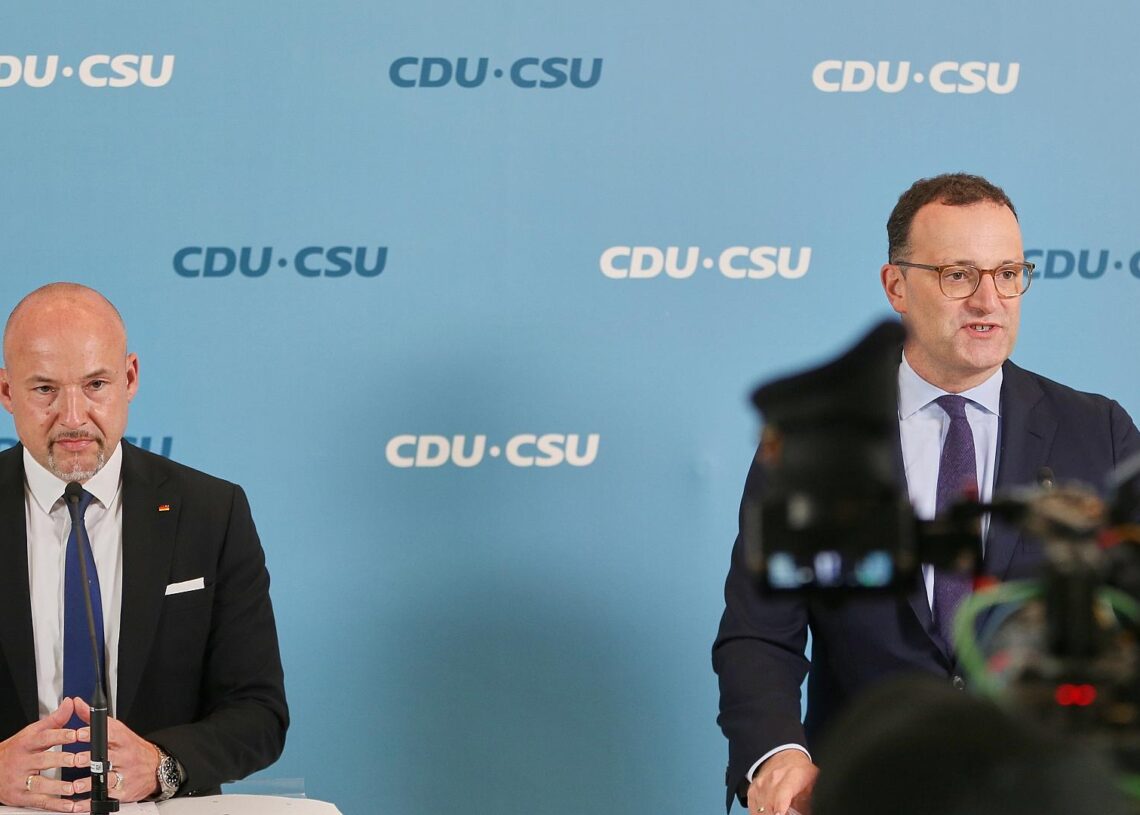 Alexander Hoffmann und Jens Spahn am 15.09.2025