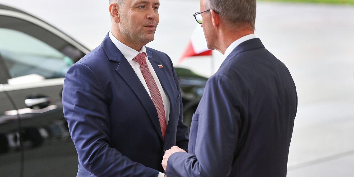 Karol Nawrocki und Friedrich Merz am 16.09.2025