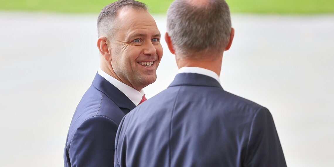 Karol Nawrocki und Friedrich Merz am 16.09.2025