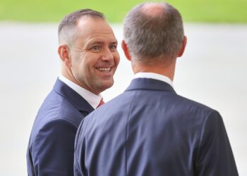 Karol Nawrocki und Friedrich Merz am 16.09.2025