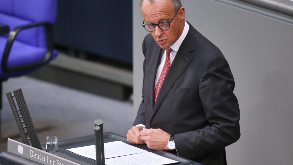 Merz wirbt für "neuen Konsens der Gerechtigkeit" 6 Friedrich Merz am 17.09.2025