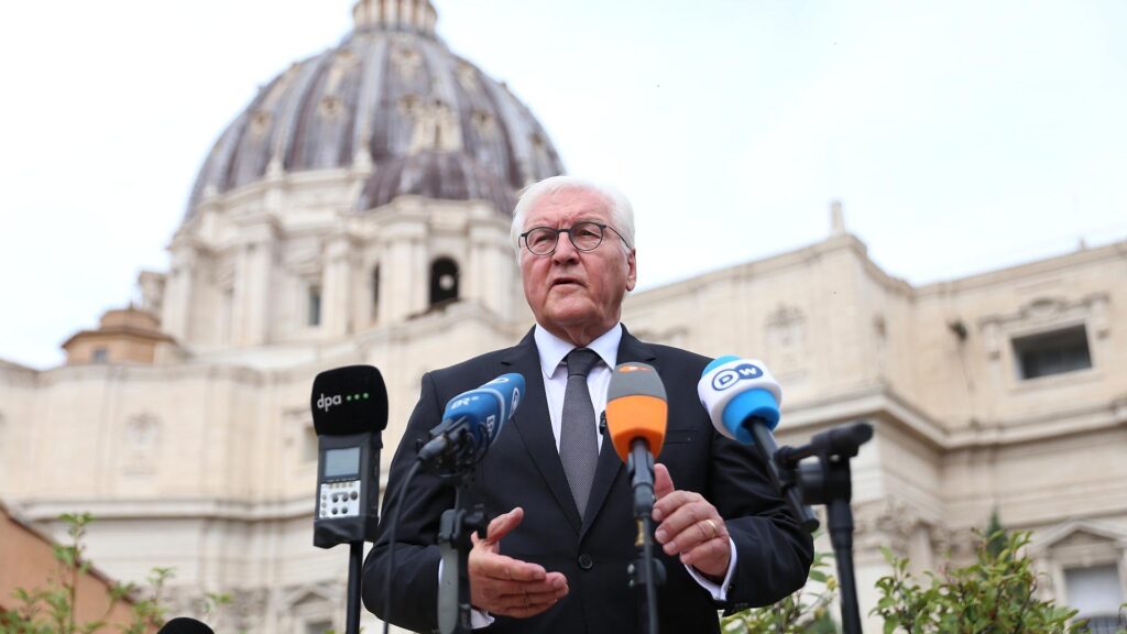 Frank-Walter Steinmeier im Vatikan am 22.09.2025