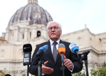 Frank-Walter Steinmeier im Vatikan am 22.09.2025