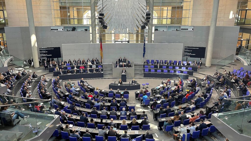 Bundestagssitzung im September 2025