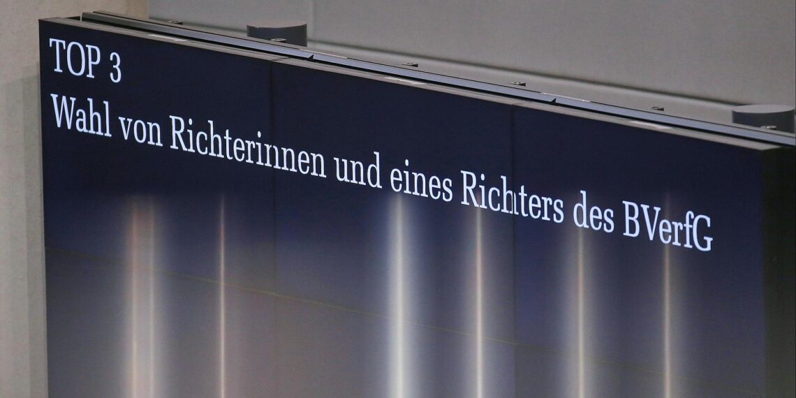 Richterwahl im Bundestag am 25.09.2025