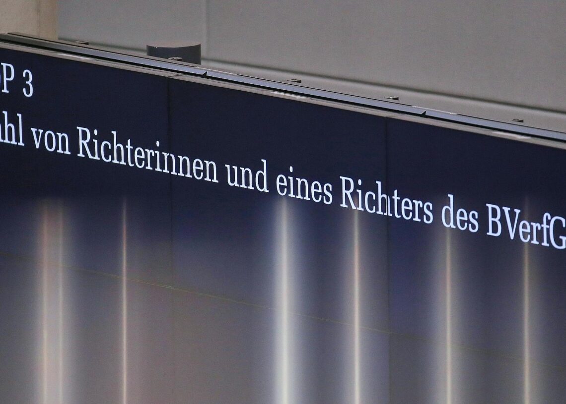 Richterwahl im Bundestag am 25.09.2025