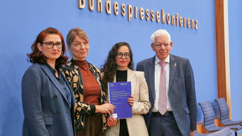 Ergebnisse des Forschungsprojekts `Antisemitismus in Deutschland - Auswirkungen des 7. Oktober 2023` am 30.09.2025