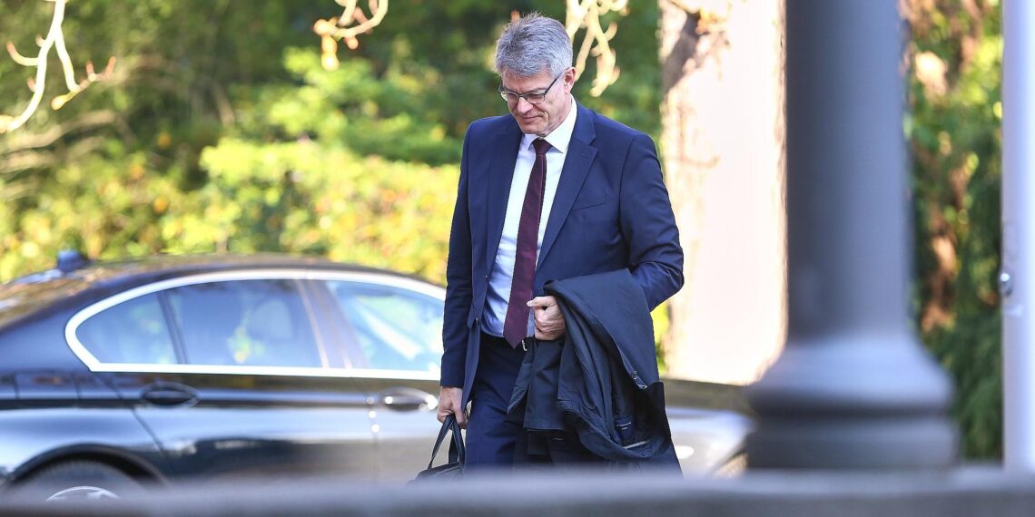 Da ging es ihm noch gut: Patrick Schnieder am Morgen des 30.09.2025