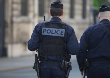 Französische Polizisten (Archiv)