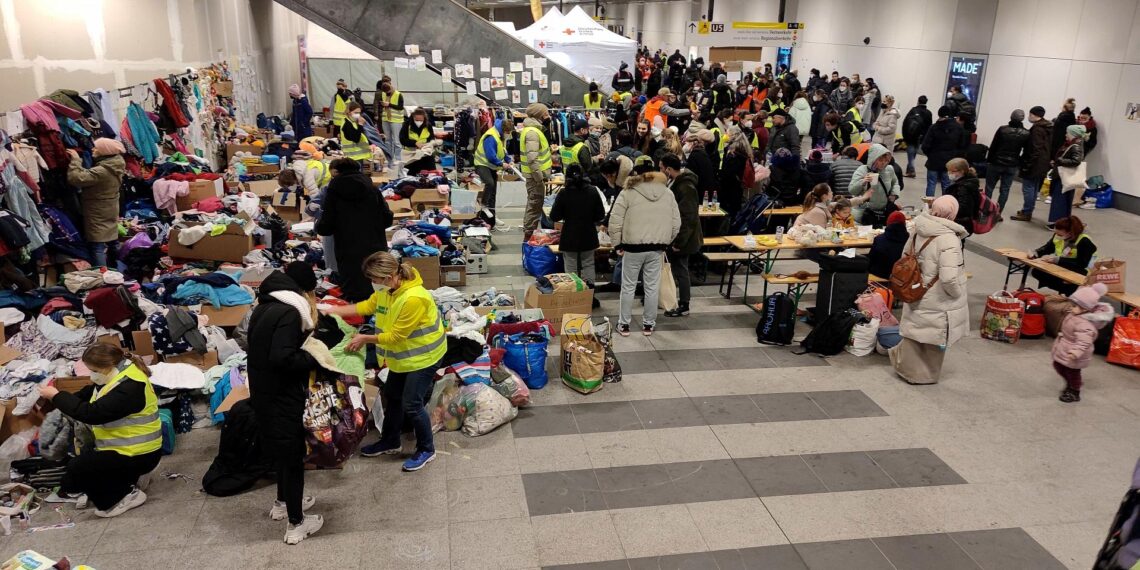 Berlin: So viele ukrainische Geflüchtete wie seit 2023 nicht mehr 1 Hilfsgüter für Flüchtlinge aus der Ukraine in Deutschland (Archiv)