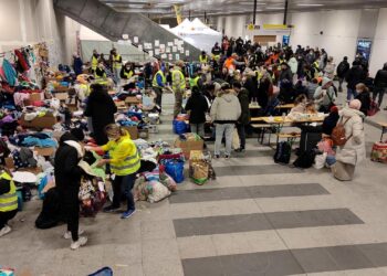 Hilfsgüter für Flüchtlinge aus der Ukraine in Deutschland (Archiv)