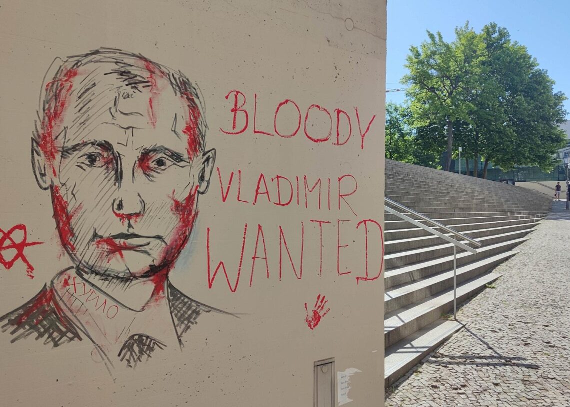 Anti-Putin-Graffiti (Archiv)