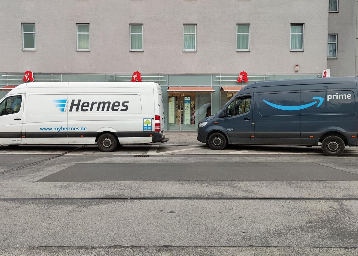 Transporter von Hermes und Amazon Prime (Archiv)