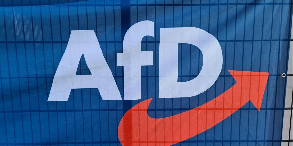 Logo vor AfD-Parteitag (Archiv)