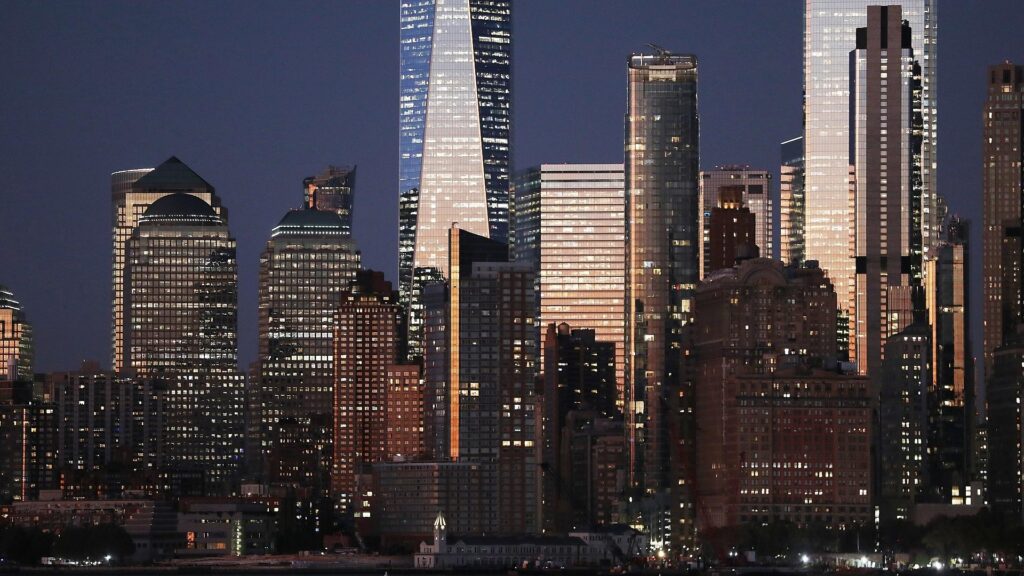 Financial District von New York City (Archiv)