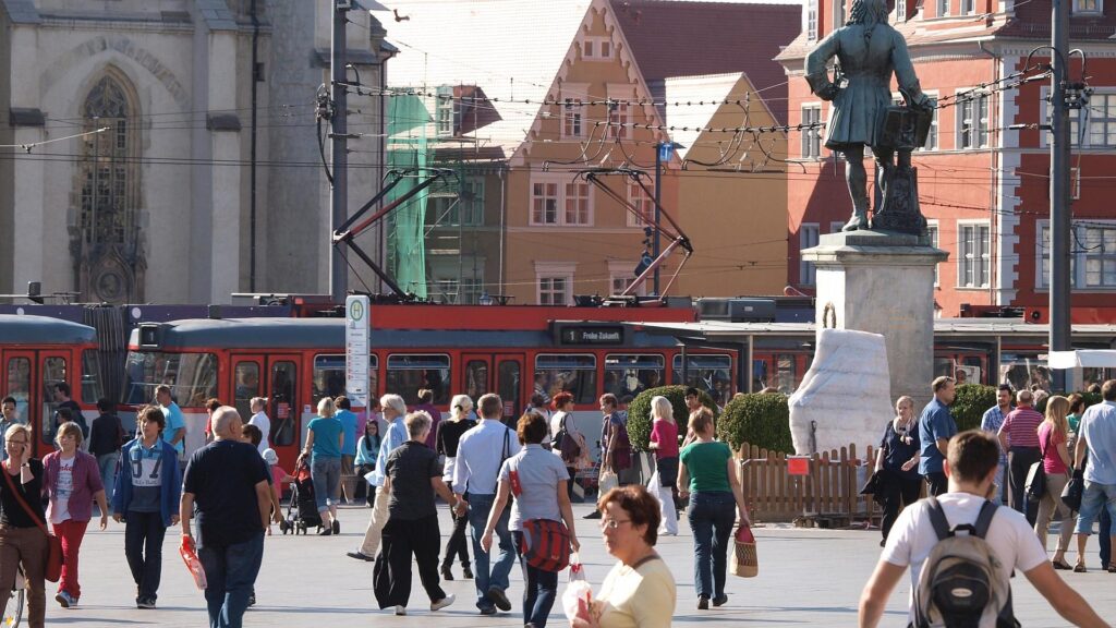 Marktplatz von Halle (Archiv)