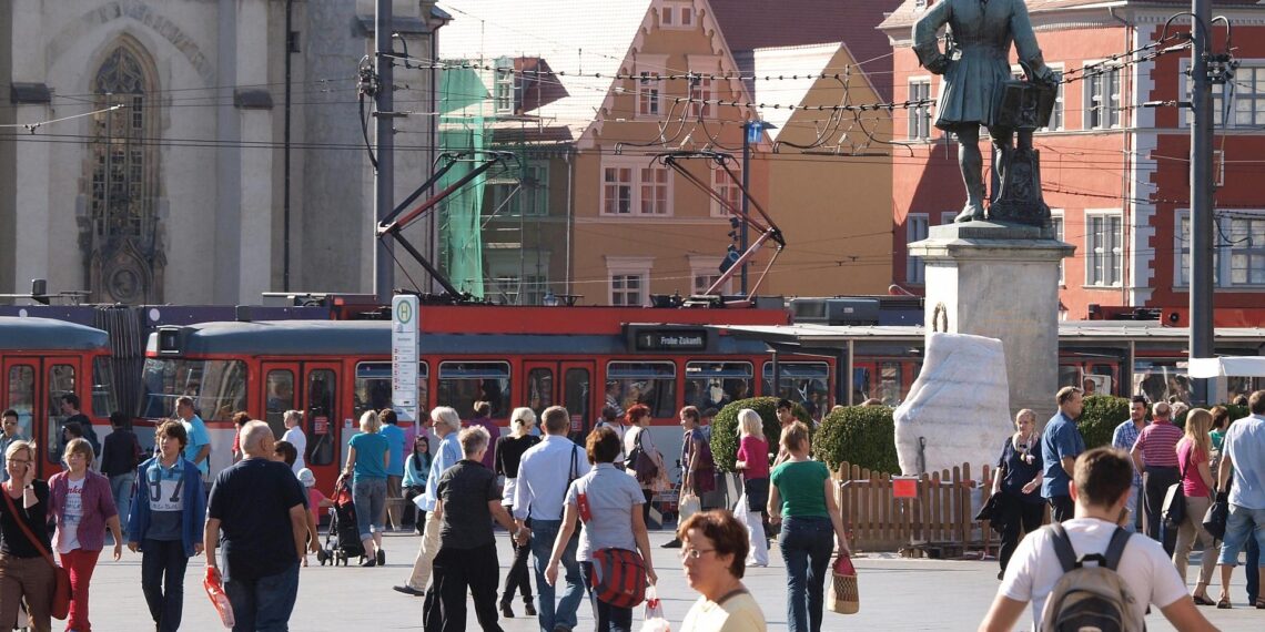 Marktplatz von Halle (Archiv)