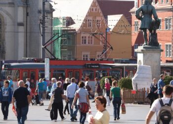 Marktplatz von Halle (Archiv)