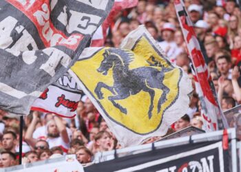 Bundesliga: Stuttgart dreht Rückstand und siegt 2:1 gegen Mainz 2 Stuttgart-Fans (Archiv)