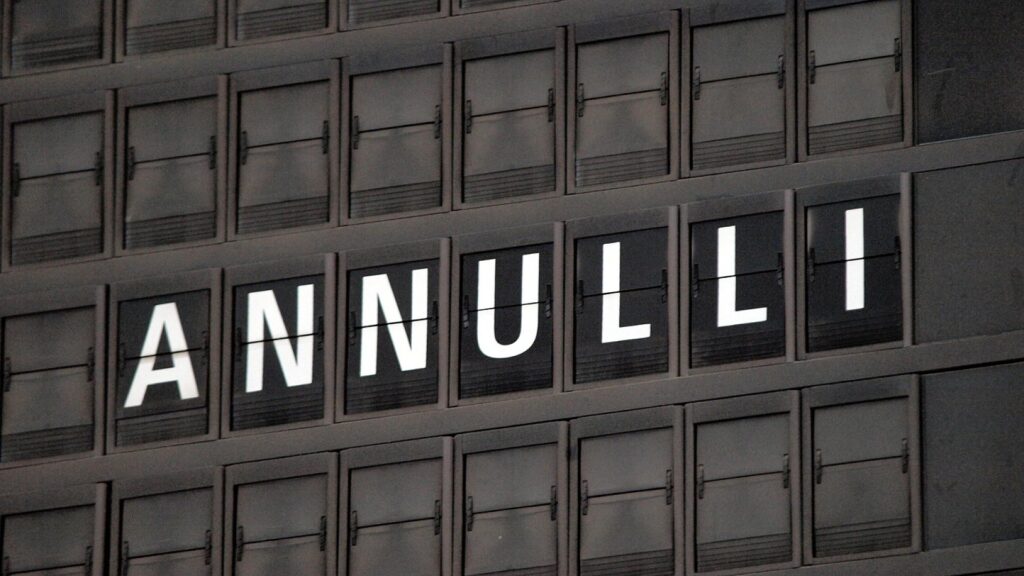 Annullierter Flug (Archiv)