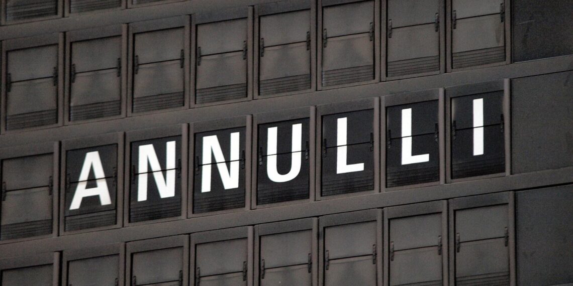 Annullierter Flug (Archiv)