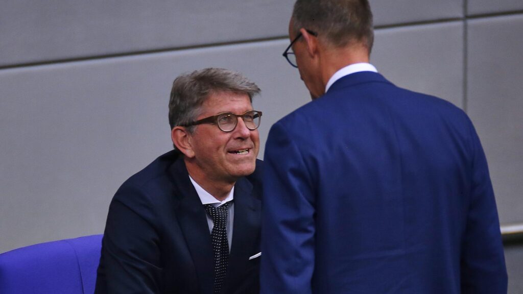 Wolfram Weimer und Friedrich Merz (Archiv)