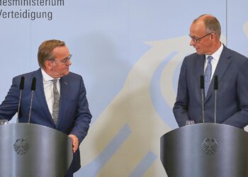 Boris Pistorius und Friedrich Merz (Archiv)