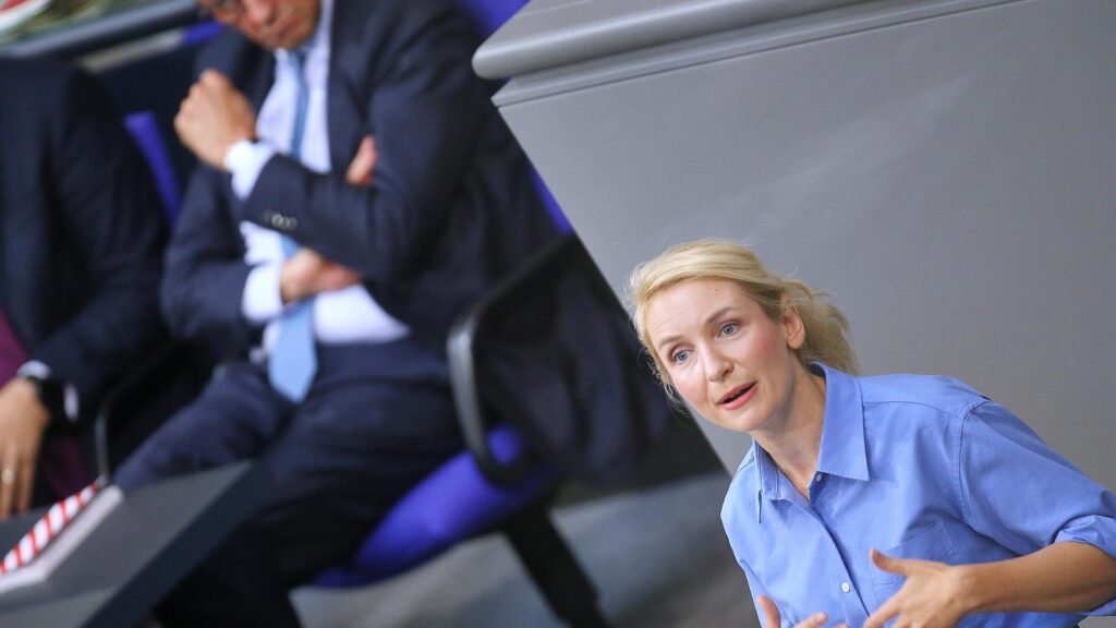 Friedrich Merz und Ines Schwerdtner (Archiv)