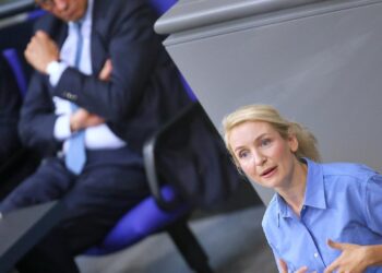 Friedrich Merz und Ines Schwerdtner (Archiv)