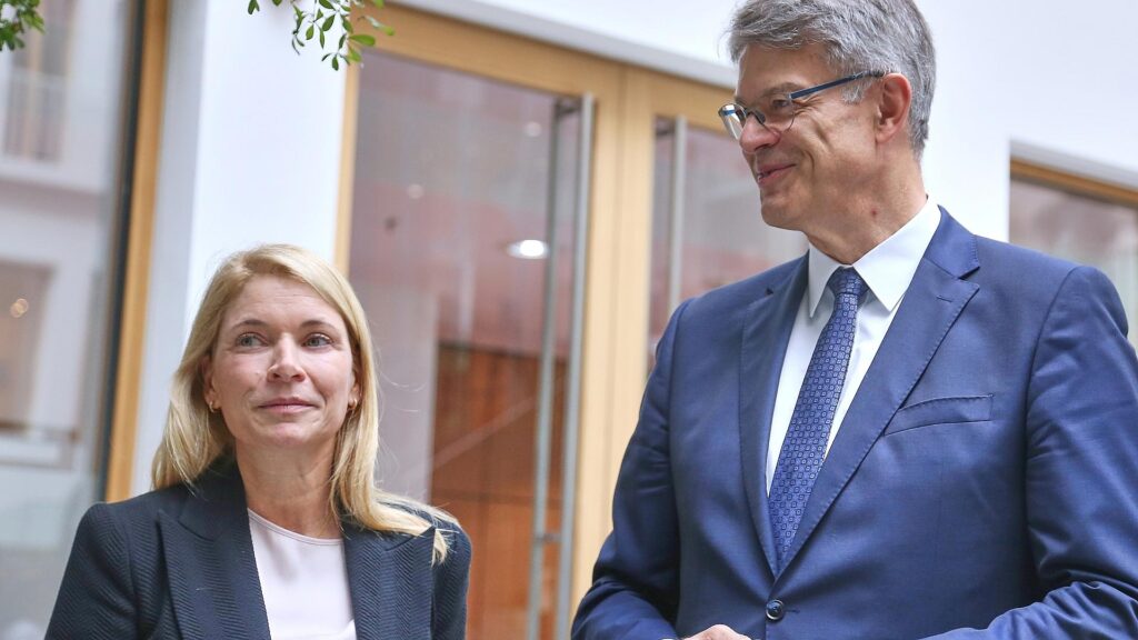 Evelyn Palla und Parick Schnieder (Archiv)