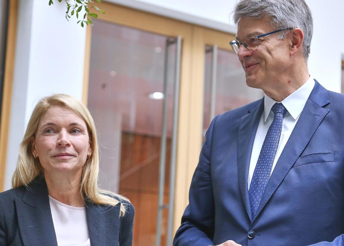 Evelyn Palla und Parick Schnieder (Archiv)