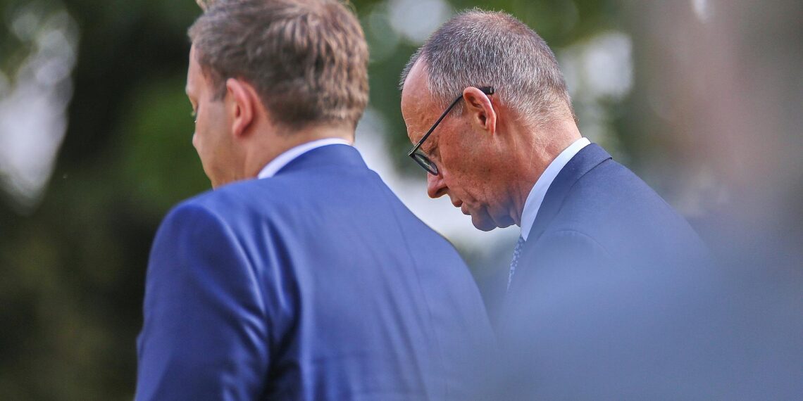 Lars Klingbeil und Friedrich Merz (Archiv)