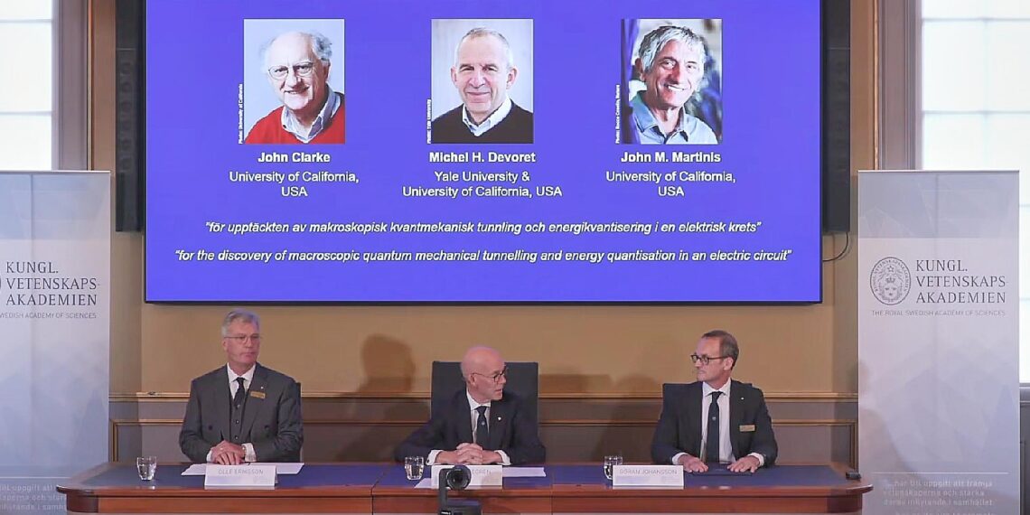 Bekanntgabe von Physik-Nobelpreis am 07.10.2025