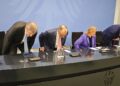 Pressekonferenz nach Koalitionsausschuss am 09.10.2025