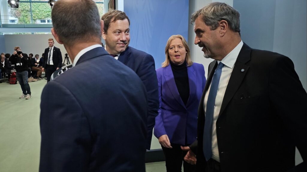 Pressekonferenz nach Koalitionsausschuss am 09.10.2025