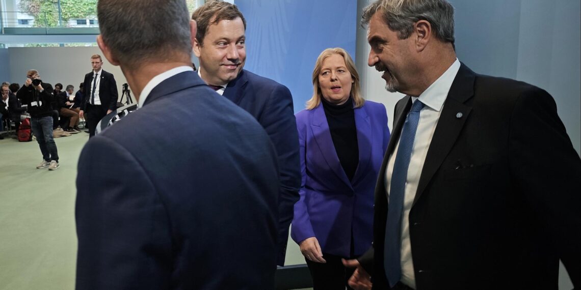 Einigung auf Start der Aktivrente zum nächsten Jahr 1 Pressekonferenz nach Koalitionsausschuss am 09.10.2025