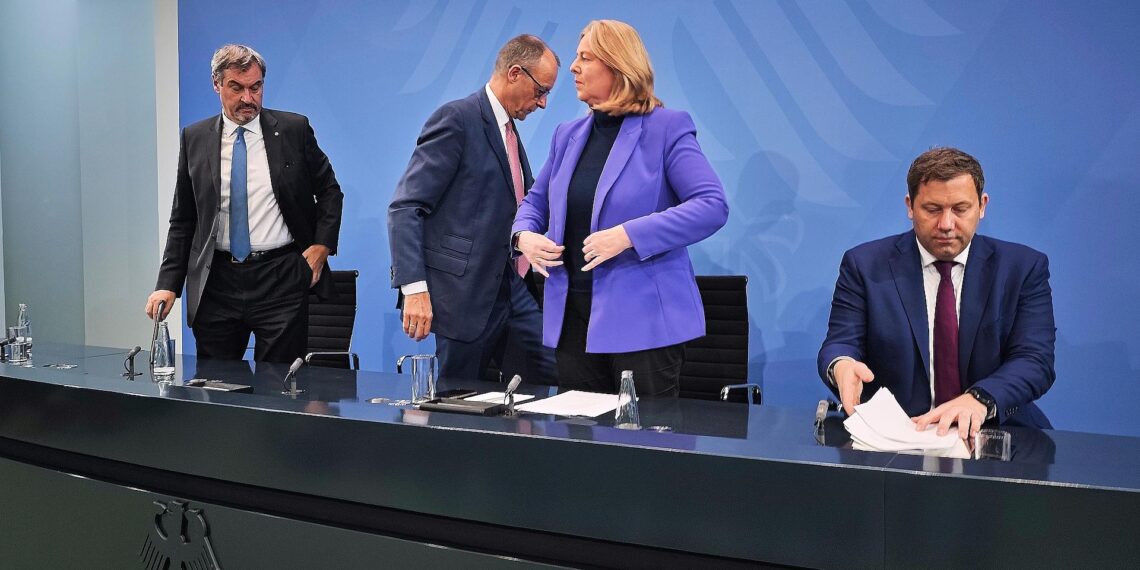 Spitzen der Großen Koalition am 09.10.2025