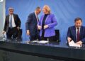 Spitzen der Großen Koalition am 09.10.2025