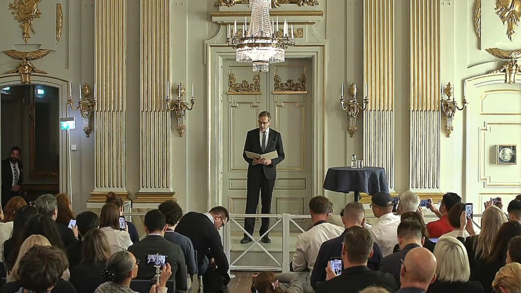 Bekanntgabe von Literatur-Nobelpreis (Archiv)