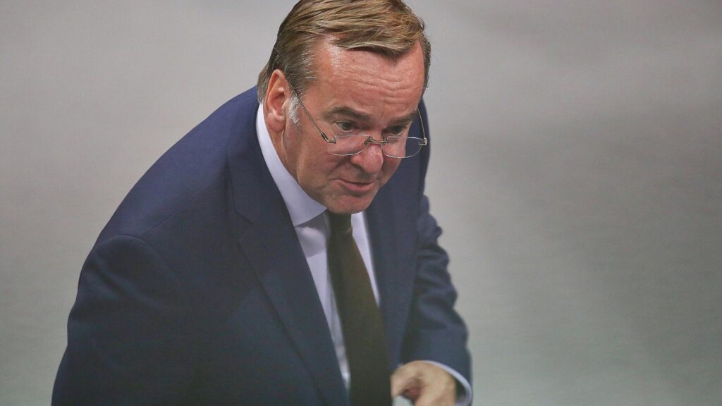 Boris Pistorius am 16.10.2025