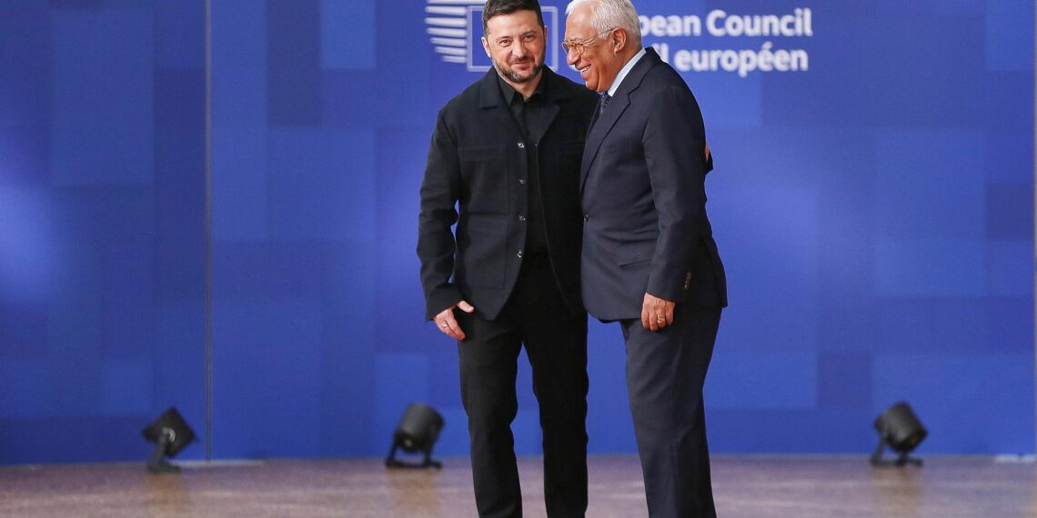 Wolodymyr Selenskyj und António Costa am 23.10.2025