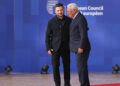 Wolodymyr Selenskyj und António Costa am 23.10.2025