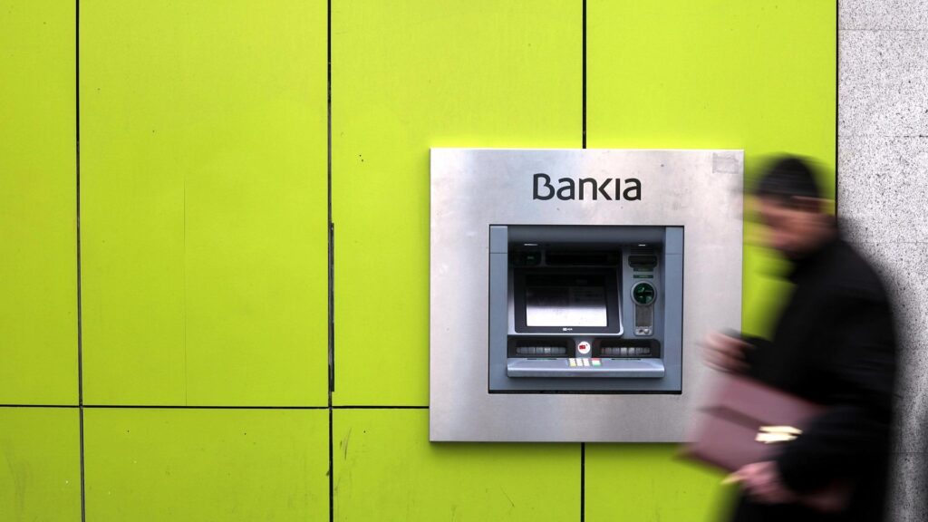 Geldautomat der Bankia-Bank in Spanien (Archiv)
