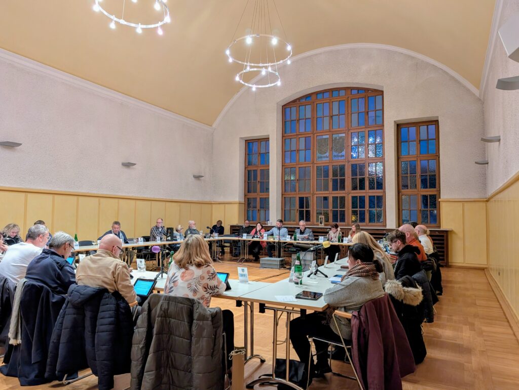 Blick in den Stadtrat Friedrichsthal am 26.11.2025