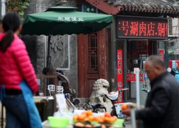 Grüne fordern mehr Einsatz gegen unfaire Handelspraktiken Chinas 2 Markt in Peking (Archiv)