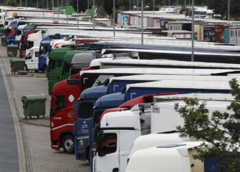 Deutsche Führungskräfte bewerten Transformation deutlich besser 2 Lkw (Archiv)