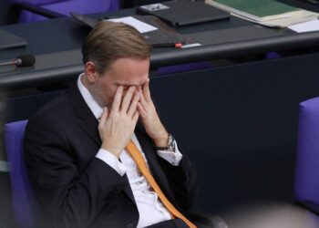 Bericht: Christian Lindner wollte 2023 Parteivorsitz abgeben 2 Christian Lindner im Jahr 2023 (Archiv)