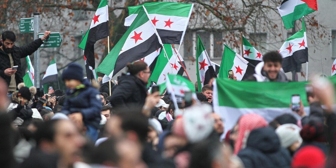 Syrer in Deutschland feiern den Sturz von Assad in Syrien (Archiv)