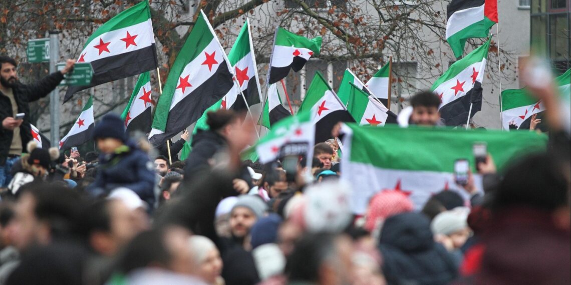 Syrer in Deutschland feiern den Sturz von Assad in Syrien (Archiv)