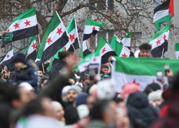 Syrer in Deutschland feiern den Sturz von Assad in Syrien (Archiv)